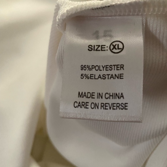 Brand new without tags white bandage material asymmetrical dress - Picture 6 of 6